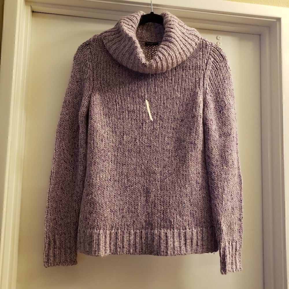 NWT Talbots lavender chunky sweater Size S